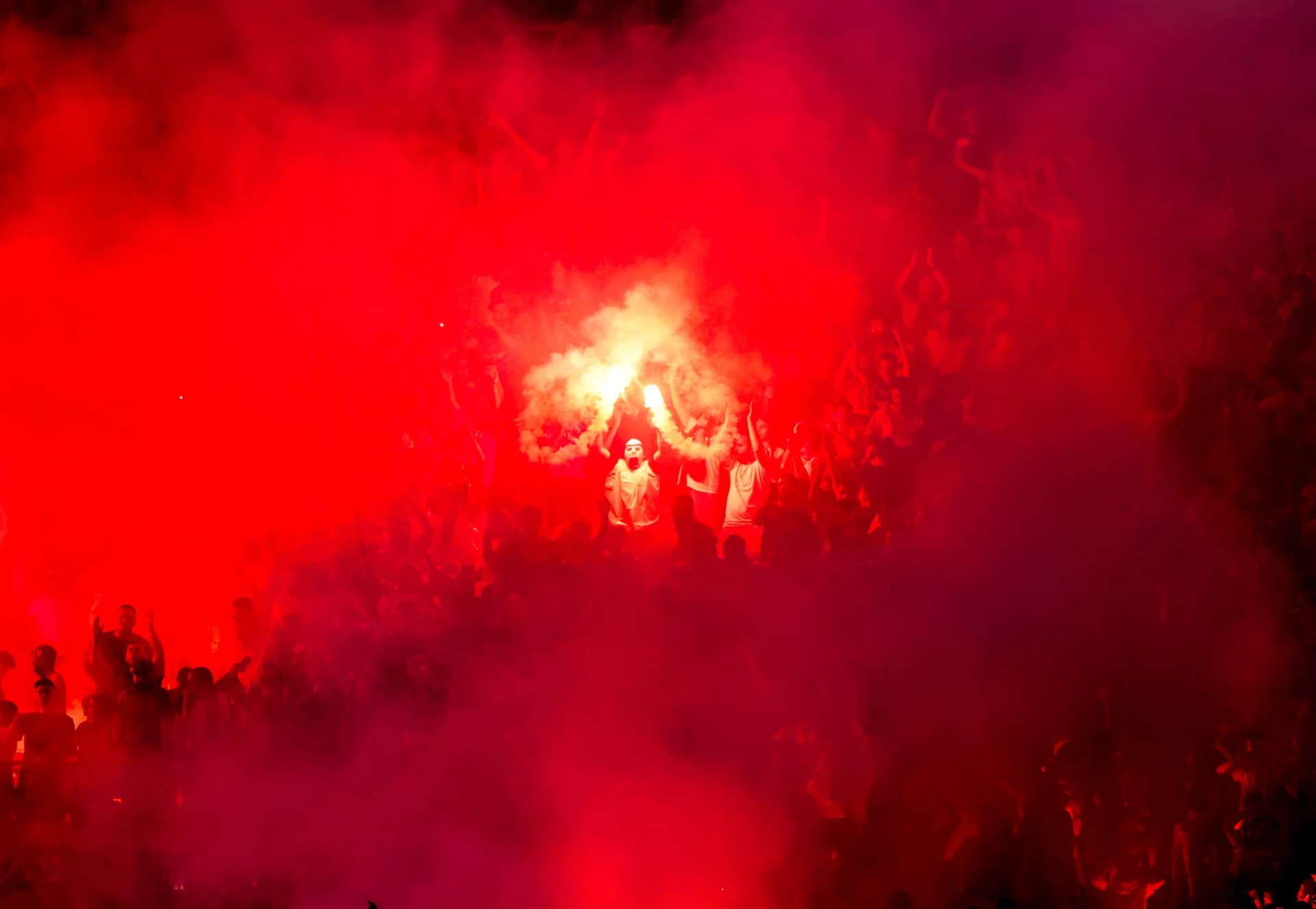 Hapoel Be'er Sheva Fan: Inverted Heart in Fiery Red