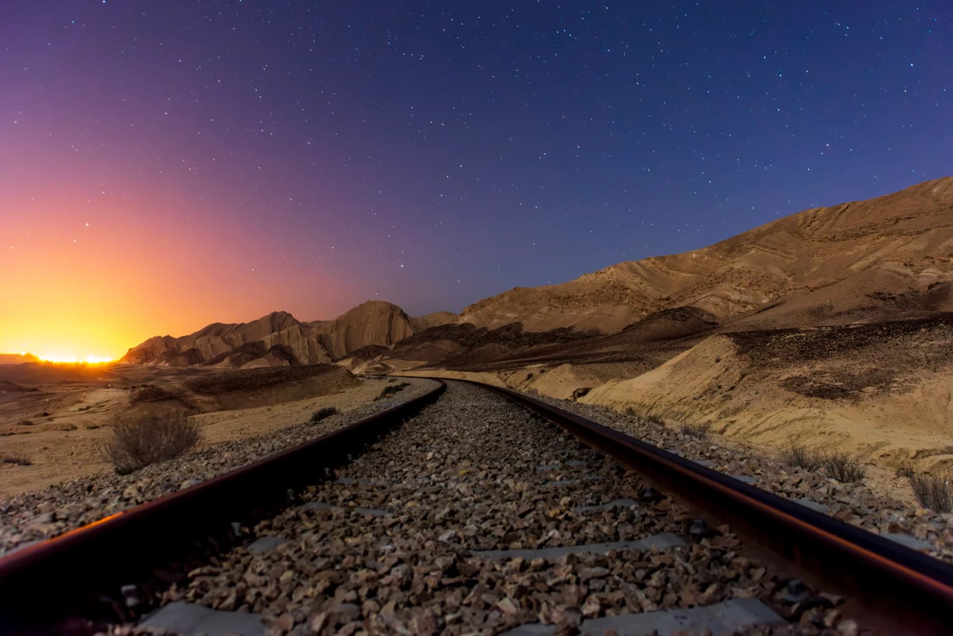 Night train to the light