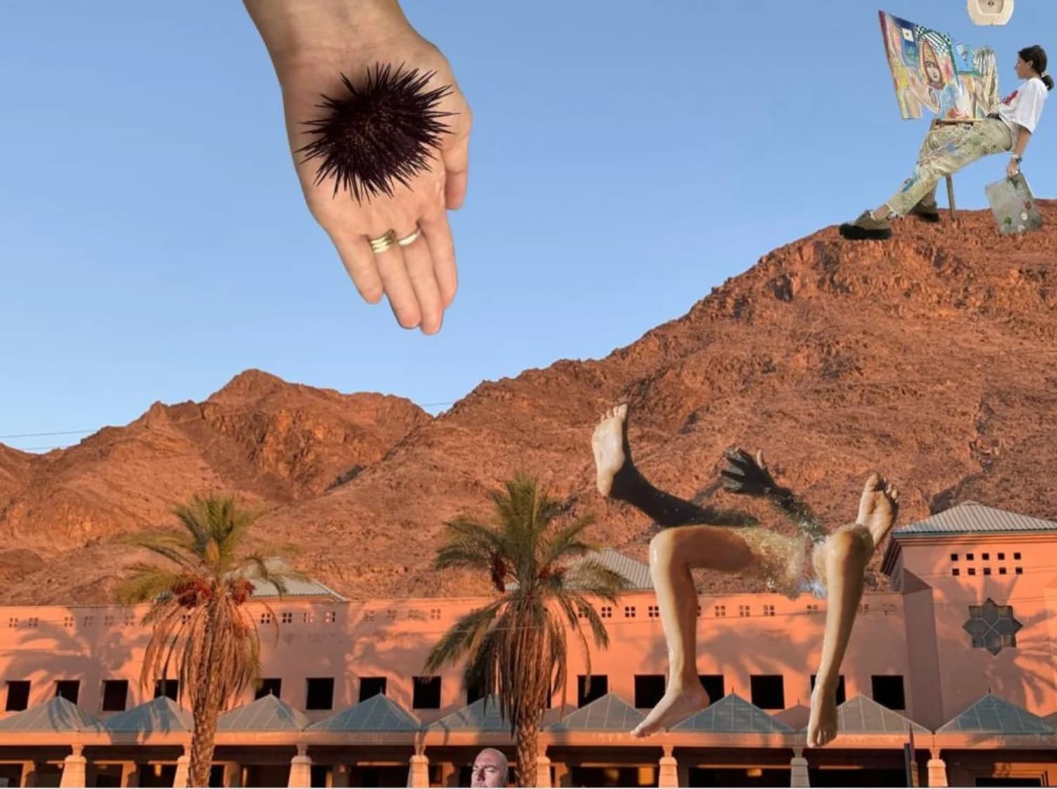 Digitally processed desert No. 39