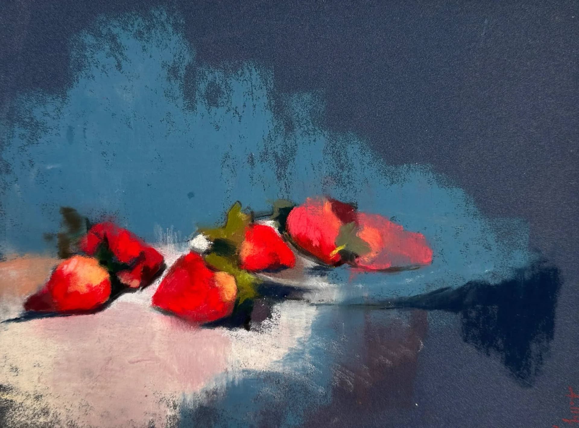 Strawberries and Blue