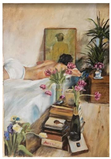 Between books & Flowers