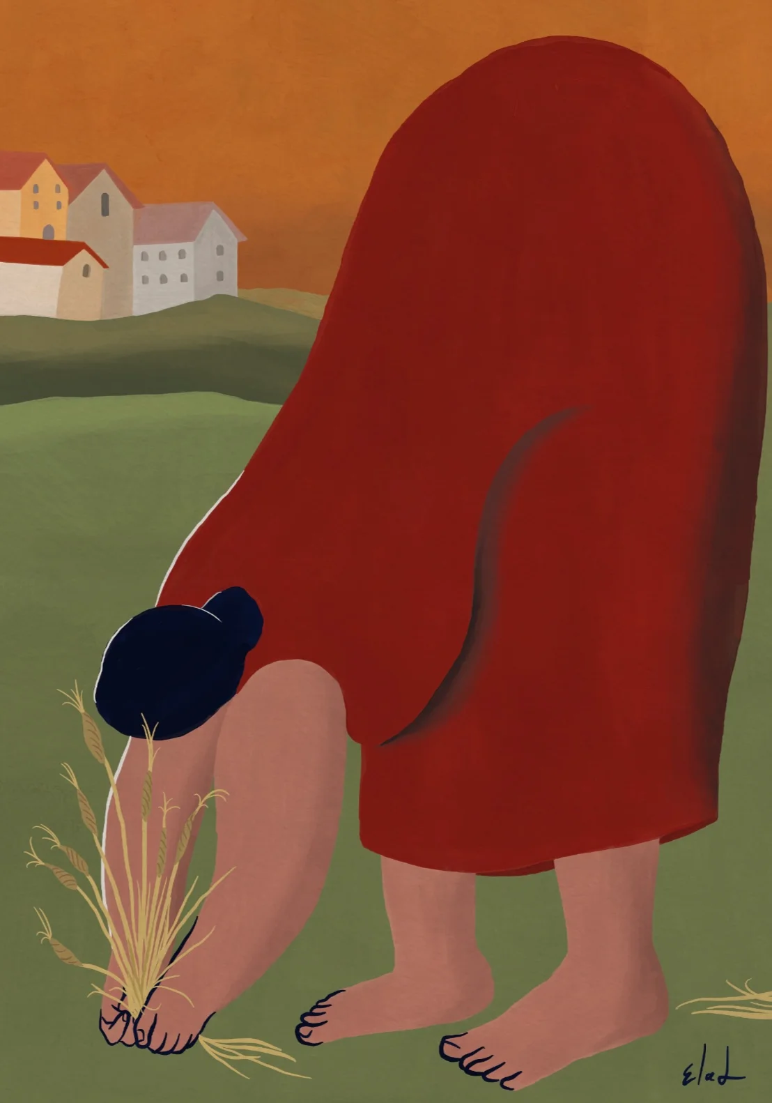 Woman in the field