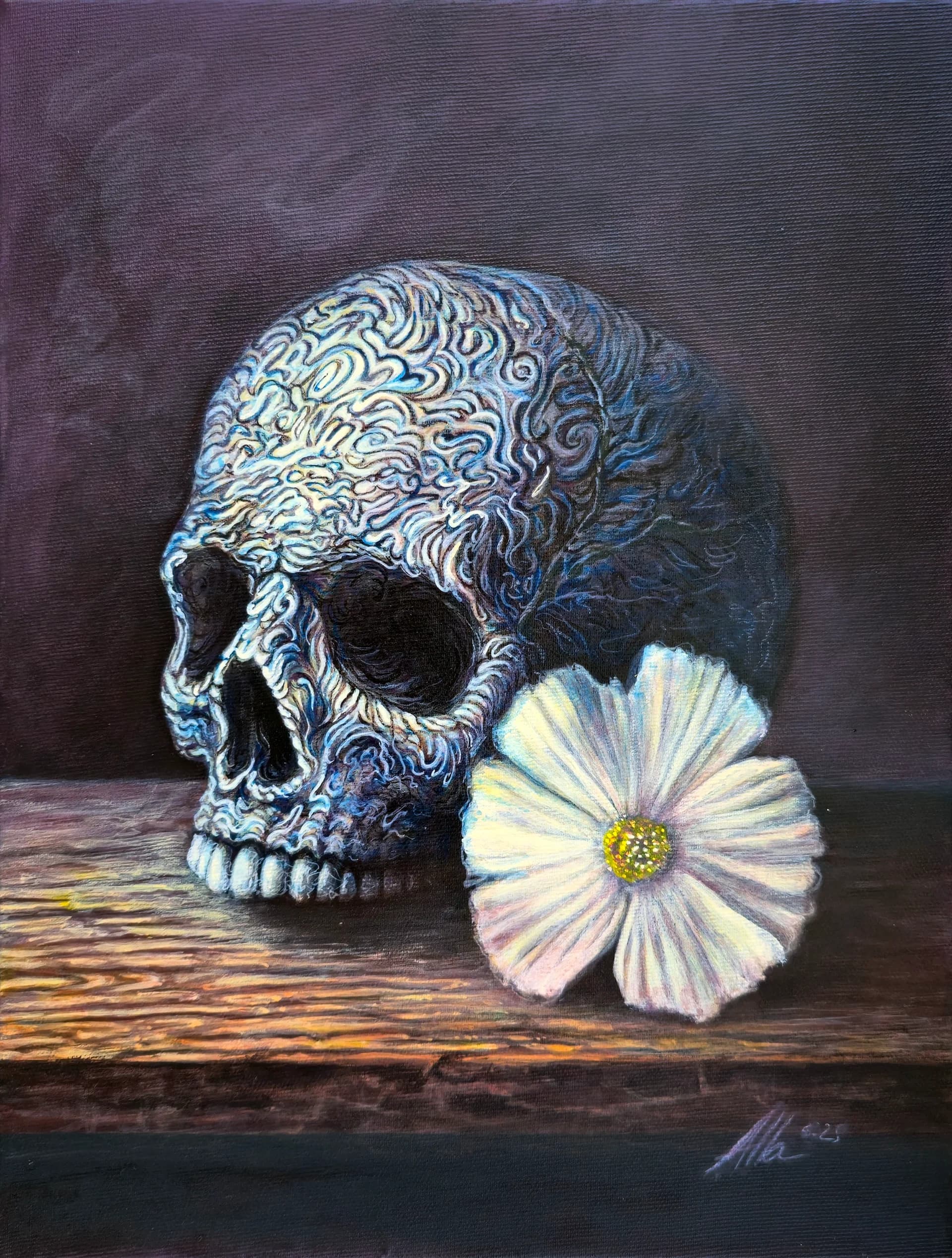 Still Life Crisis โ Skull & Bloom