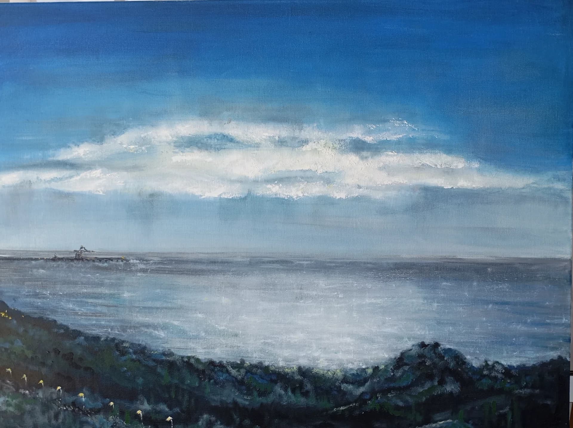 Above the Mediterranean Sea