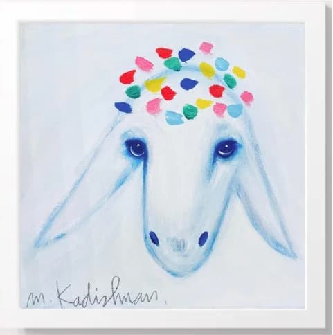 Kadishman Blue & white