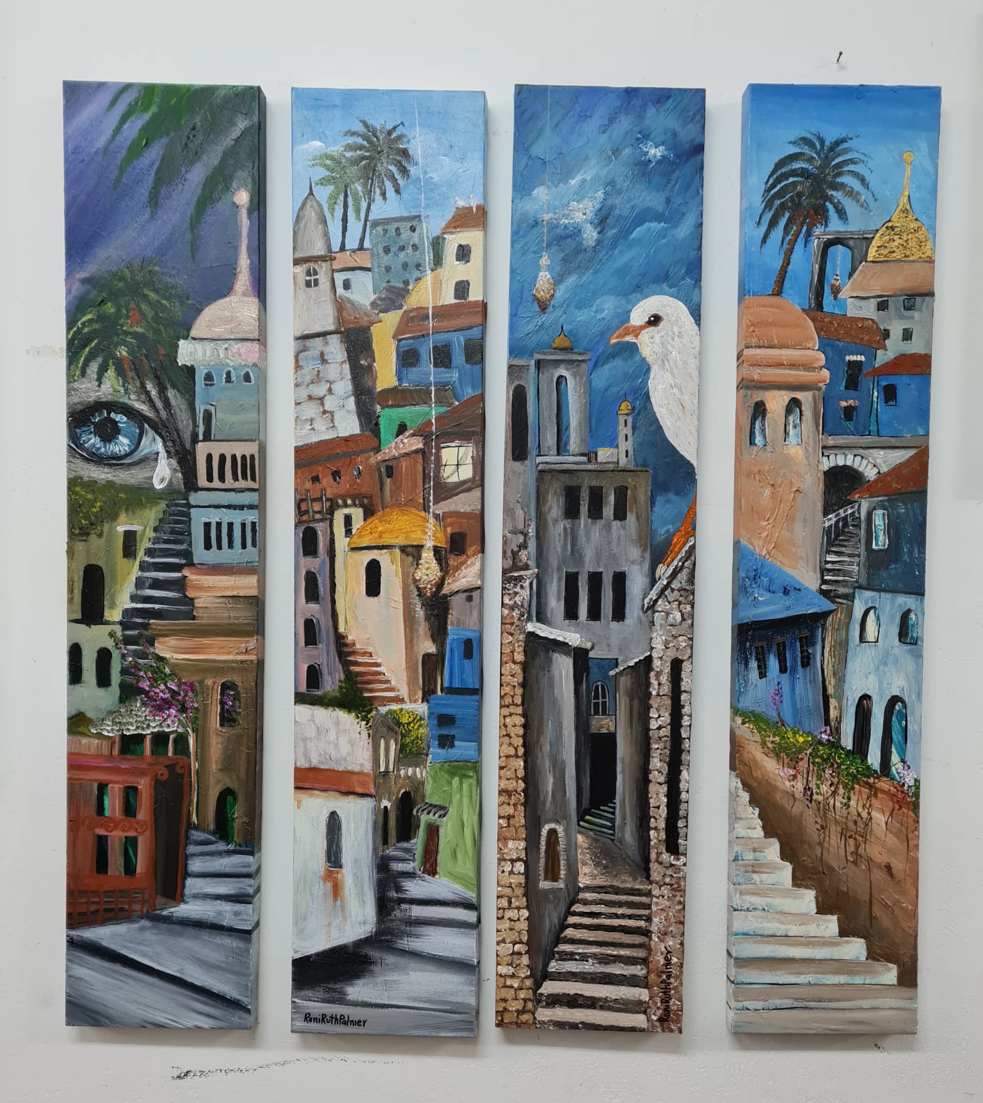 Stairs to the old city