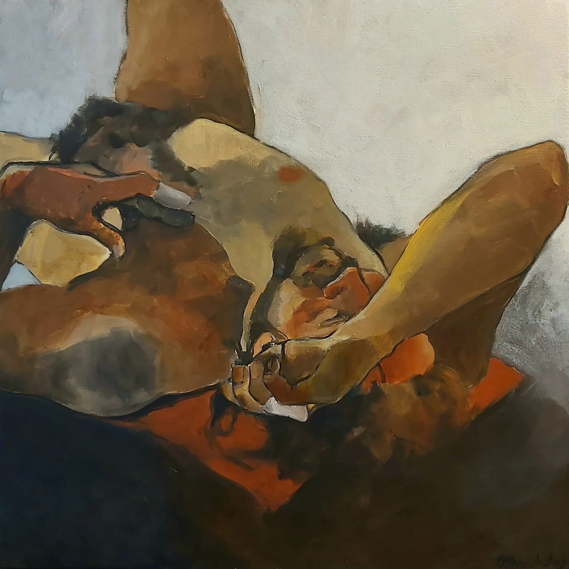 Translator With Bandaged Fingers